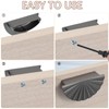 YELARXI Half Moon Cabinet Pulls Zinc Alloy Drawer Pulls Cabinet