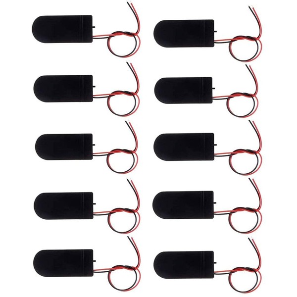 GDQLCNXB 10Pcs cr2032 Battery Holder Coin Cell Holder, CR2032 Battery