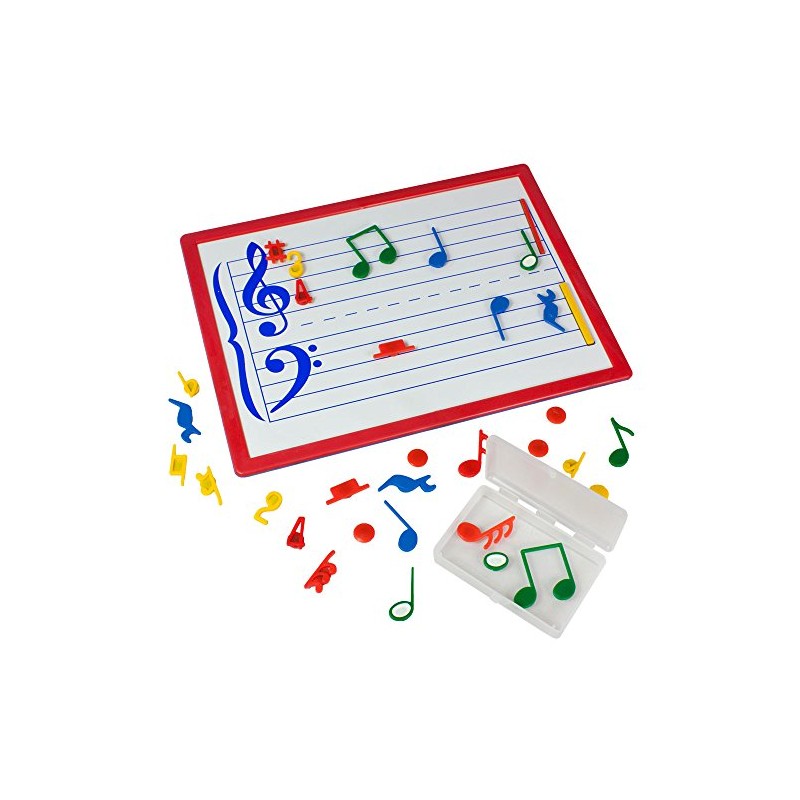 Chamberlain Music Magnetic A4 Sized Double Sided Music whiteboard with