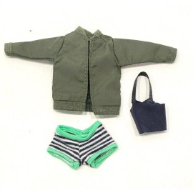 FIGLot SU-MAT-SET: 1/12 Mathilda Outfit (Jacket, Top, Shorts) for 6" female body