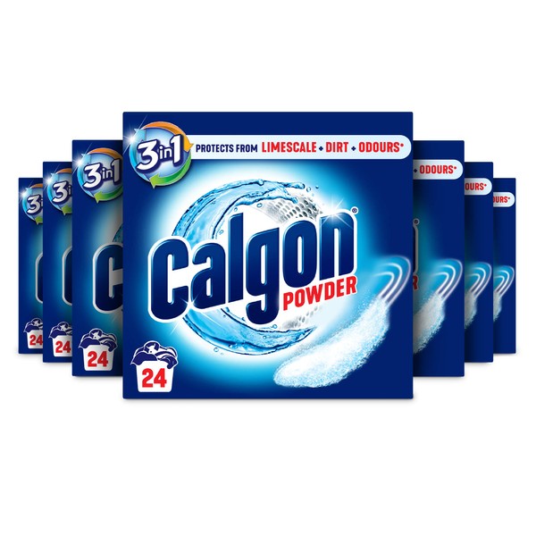 Calgon Powder 3-in-1 Water Softener, 600g Box x 7