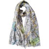 GlamLondon Women's Map Print Scarf