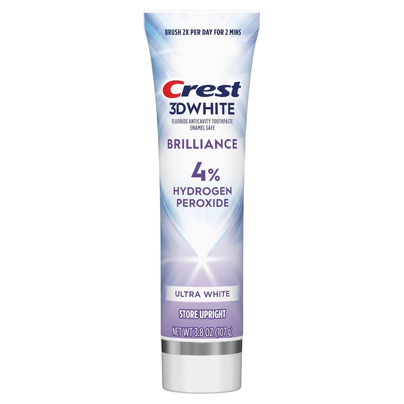 Crest 3D White Brilliance Pro Ultra White Teeth Whitening Toothpaste,