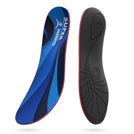 Insole, Shock Absorption, Standing Work, Flatfoot, Insole, Antibacterial, Deodorizing, No Fatigue, Arch Insole, Leg Correction, Sokutei Tendonitis Insole, L