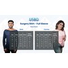 USBD Post Surgery Recovery Snap Open Tearaway Full-Sleeve Tshirt (US,