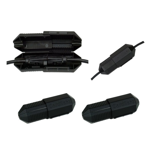CordSafe Outdoor Extension Cord Safety Cover – Weather Resistant, Durable