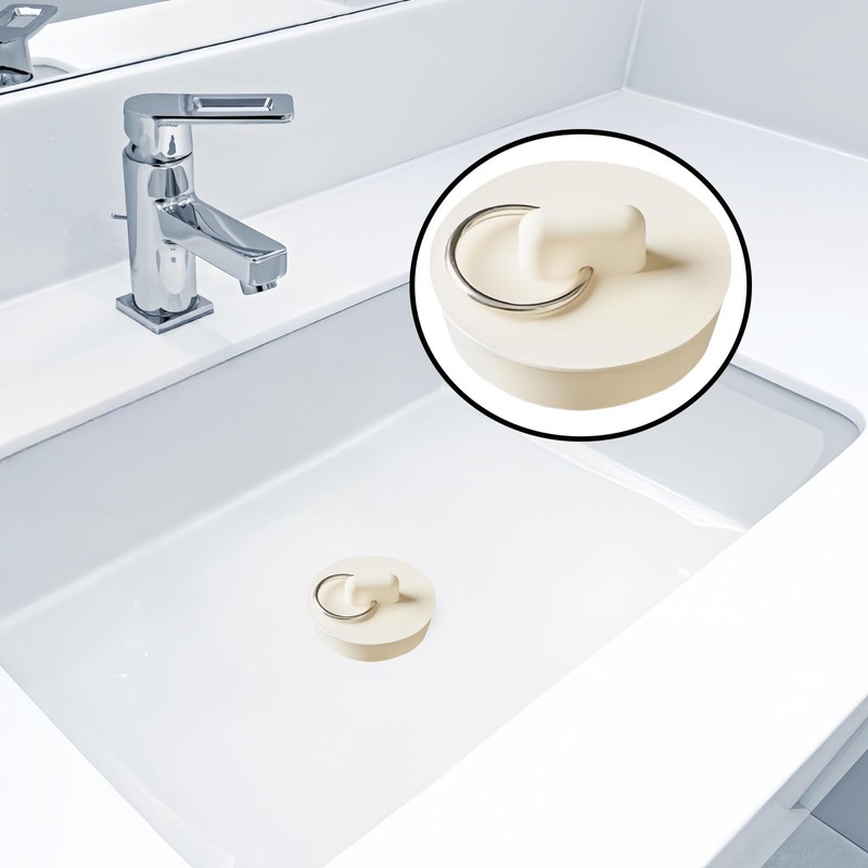 6 PCS Sink Plug Replacement, Bathtub Stopper Rubber Drain Stopper