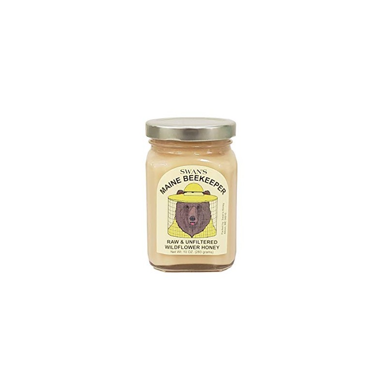 Swan's Maine Beekeeper - Raw Unfiltered Wildflower Honey - 10