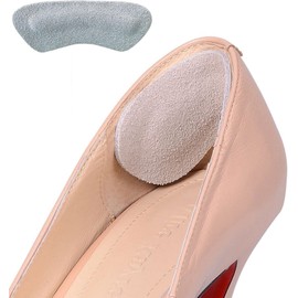 PEDIMEND Anti Slip Soft Suede Leather Heel Grips Shoe Liner – Prevent Blisters - Help to Reduce Shoe Injuries, Skin Irritation & Soreness, Reduce Shoe Rubbing, for Men & Women - Foot Care (ONE Pair)