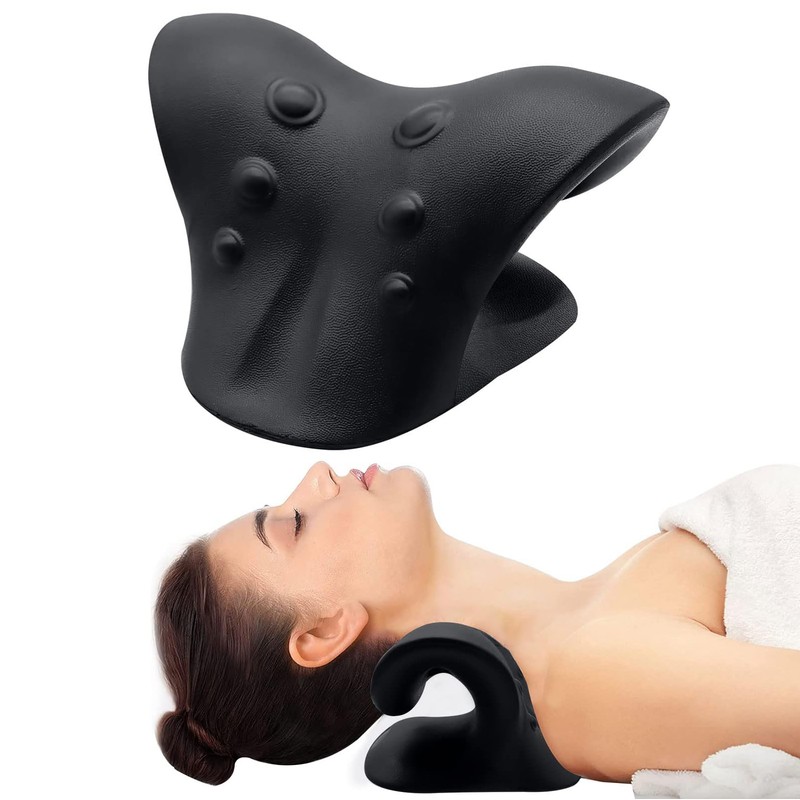 Relajador de Cuello y Hombros, Dispositivo portátil de tracción Cervical