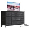 Jojoka Chest of 10 Drawers for 55'' TV Stand Dresser