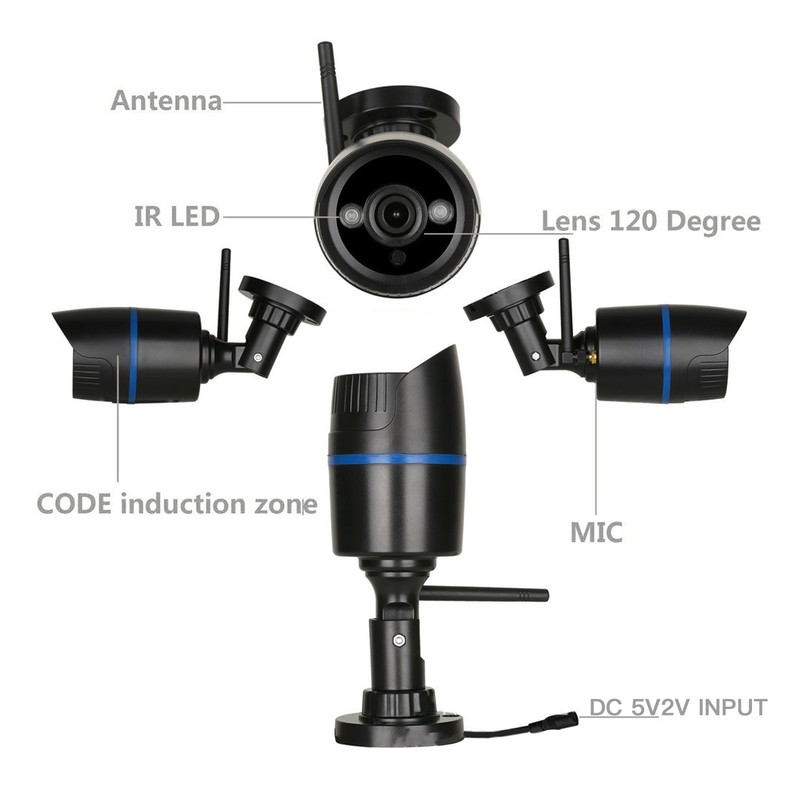 7in High Definition 720P Infrared Camera Wireless Surveillance Camera 4