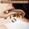 Pack of 2 Massage Combs, Head Massage, Massage Wood, Scalp