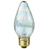 Satco S3365 120V Medium Base 25-Watt F15 Light Bulb, Aurora