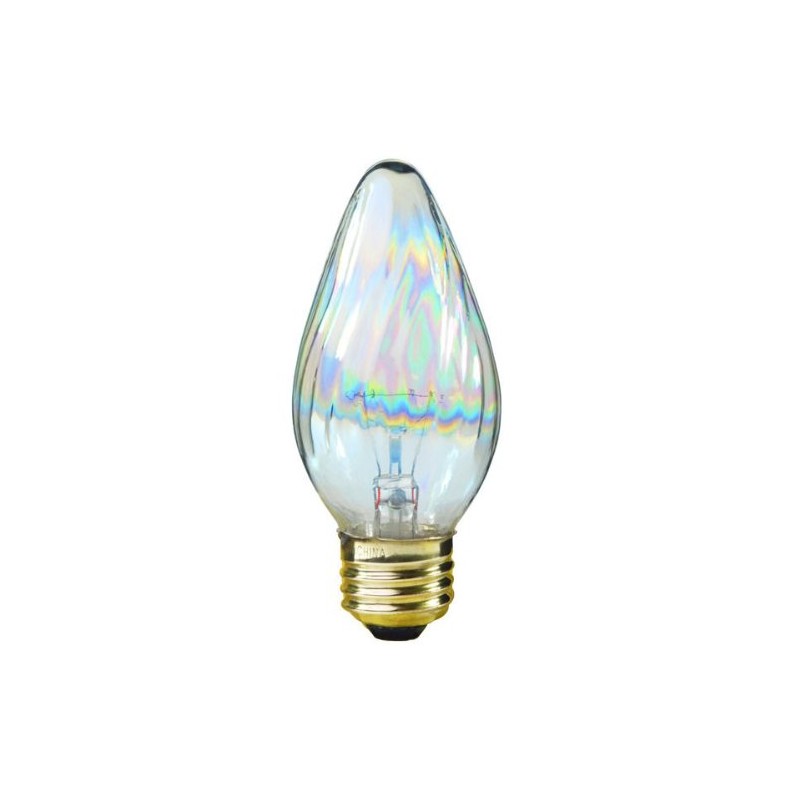 Satco S3365 120V Medium Base 25-Watt F15 Light Bulb, Aurora