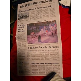 OHIO STATE 28, U. TEXAS 14 COTTON BOWL Dallas Morning News JANUARY 11TH EDITION