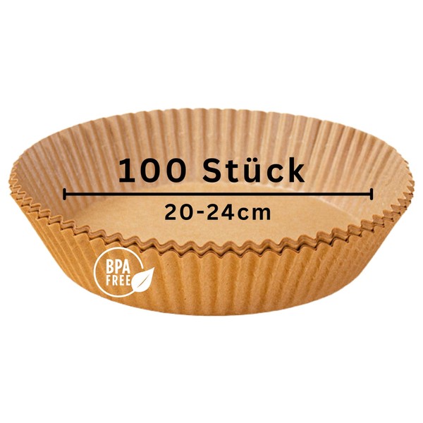 HANAA Baking Paper for Hot Air Fryer, Pack of 100,