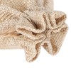 25Pcs Drawstring Bag Like Linen Snow Pattern Gift Bag Christmas