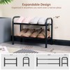 Gonfoam 2-Tier Expandable Shoe Rack,Adjustable Shoe Shelf Storage Organizer Heavy