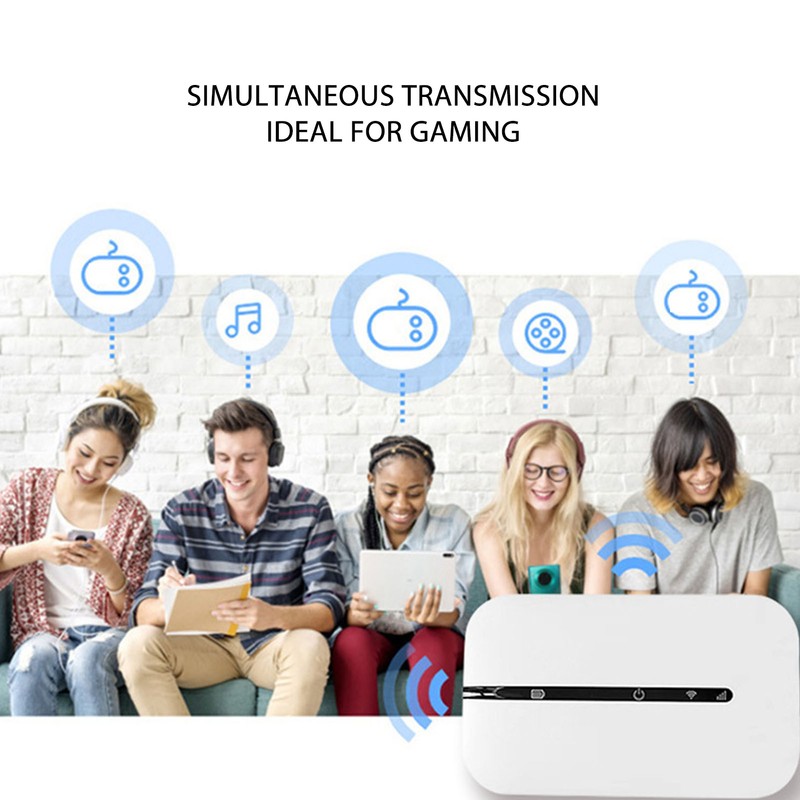 4G WiFi Router Standard SIM Card Slot 150Mbps 10 Users
