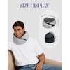 Korigo Neck Travel Pillows for Airplanes, Memory Foam Neck Pillows,