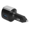 Bluetooth 5.0 FM Transmitter Dual Screen Display 3 USB Ports
