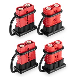 WeiSen 4Pack 175A Battery Quick Connector Kit Wire Harness Plug for 2-4 Gauge Cables, 12V to 36V Battery Quick Connect Disconnect Set for Winch Trailer Driver Electrical Devices