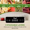 Rosewill Compact Food Dehydrator, 5 Stackable Trays with Adjustable 48H