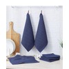 BERYART 100% Cotton Kitchen Dish Cloths, 6 Pack Waffle Weave