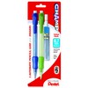 Pentel Champ Automatic Pencil with Lead and 2 Erasers, 0.7mm,