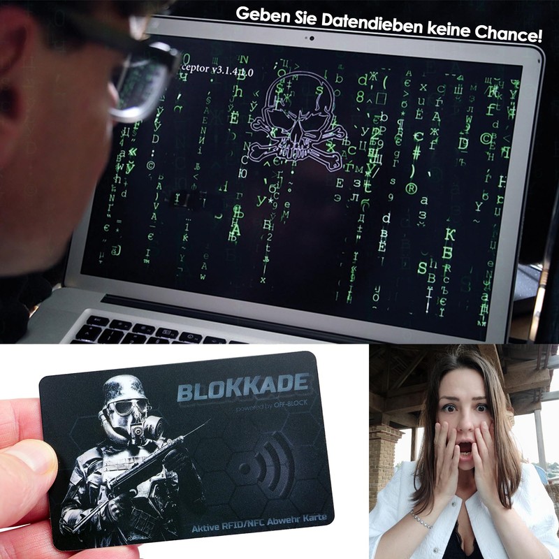 BLOKKADE Off-Block Active RFID/NFC Blocking Card Motif Stormtrooper Collectors Edition