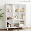 IOTXY Open Cube Low Bookcase - 3-Tier Freestanding Storage Display