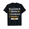 Goal Digger Master's Degree Graduation Diploma Bachelors T-Shirt
