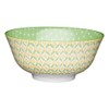 Mikasa Does it All Geometric Green Ceramic Bowl, 15.7 cm
