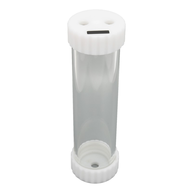 Water Cooling Transparent Cylindrical Tank 60mm Outside Diameter Rapid Cooling