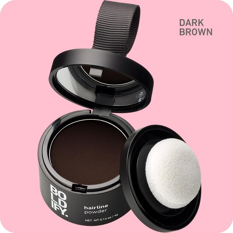 BOLDIFY Enhance Hairline Powder for Roots and Hair Loss:_Light Brown_10