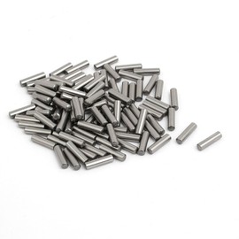 sourcingmap® 2.5mm x 10mm Stainless Steel Cylinder Dowel Pins Fasten Elements 100 Pcs