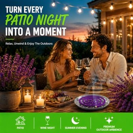 Extra Strong Mosquito Repellent Coils, 28 Pack Large Outdoor Coils for Patios, DEET Free, Long Lasting 7 to 8 Hours Burning Time, Effective Outdoor Insect Bug Control for BBQ Camping and Backyard