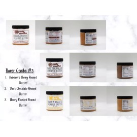 Nutty Novelties Peanut Butter and Nut Butters - 8 oz (pack of 3) - All Natural ingredients - Combo 3
