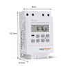 Digital Programmable Timer - Black 110V Weekly 24 Hours /