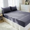 HCORA 100% Viscose Derived from Bamboo Fitted Sheet with Pillowcases