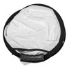Glow Circular Collapsible Reflector with Handles (32", Silver/White)