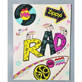 Vintage Hawaiian Island Creations RAD Hawaii Culture Surf School Folder NOS Rare