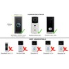 Gestech 50 Degree Angle Mount Wedge Compatible with Video Doorbell