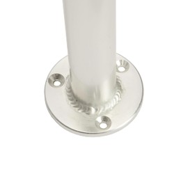 Extreme Max 3006.6889 Universal Aluminum Hand Rail for Pool, Hot Tub, Dock & Deck - 24" H x 13" W