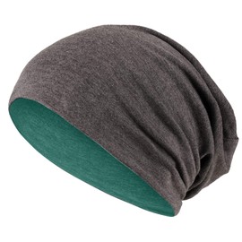 Hatstar Long Slouchy Beanie, 2-in-1 Reversible Jersey Hat in 45 Colours -