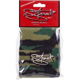 2Stoned Original Sweatband XL 10 cm in Camo with Embroidery in Khaki