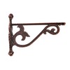 khtumeware 4 Pack Heavy Duty Hammered Antique Copper Shelf Brackets