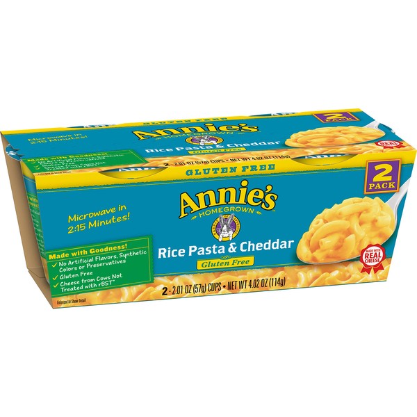 Annie's Macaroni & Cheese, Rice Pasta & Cheddar Gluten Free