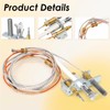 Aibabcue 4021-732 Natural Gas Pilot Assembly Kits for Heat N